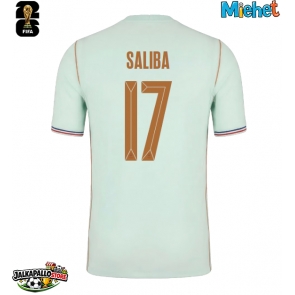 Ranska William Saliba #17 Vieraspaita MM-kisat 2026 Lyhythihainen